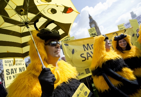 Foto della manifestazione a Londra
